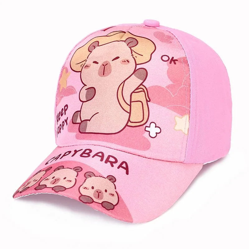 children-adjustable-herringbone-themed-snapback-hat