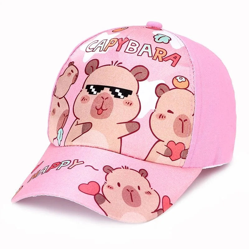 children-adjustable-herringbone-themed-snapback-hat