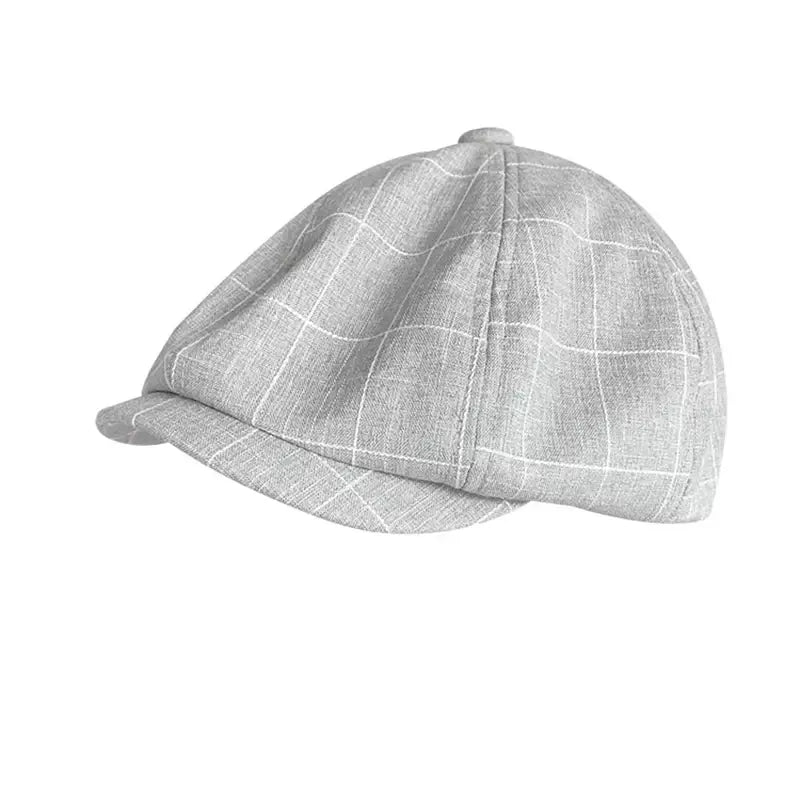  newsie-bakerboy-paperboy-cabbie-hat-linen-cotton-tartan