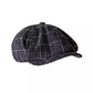  newsie-bakerboy-paperboy-cabbie-hat-linen-cotton-tartan