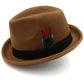 Carson Feather Wool Trilby Hat