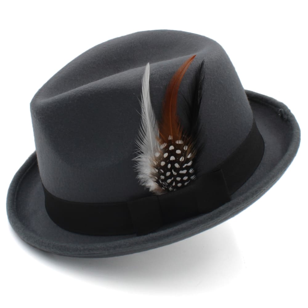 Carthy Feathers Wool Trilby Hat