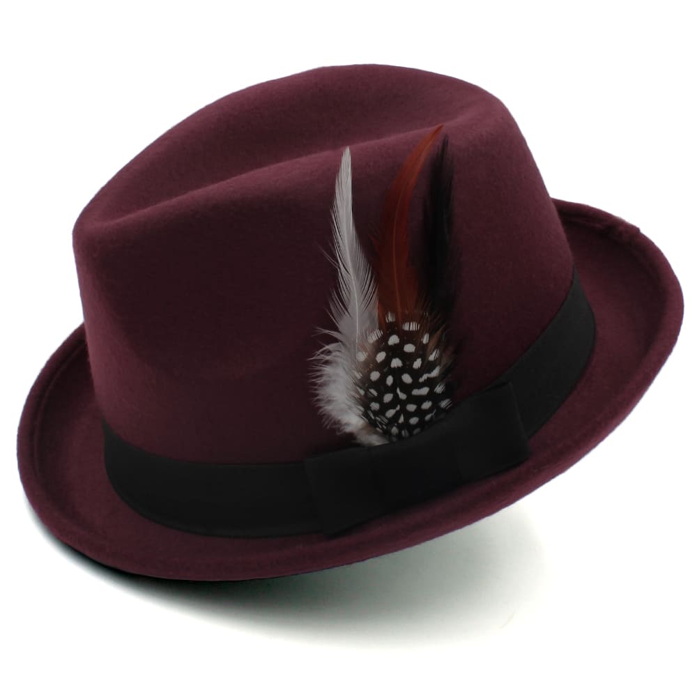 Carthy Feathers Wool Trilby Hat