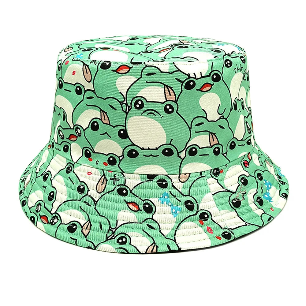 men-women-cute-green-animal-summer-cap