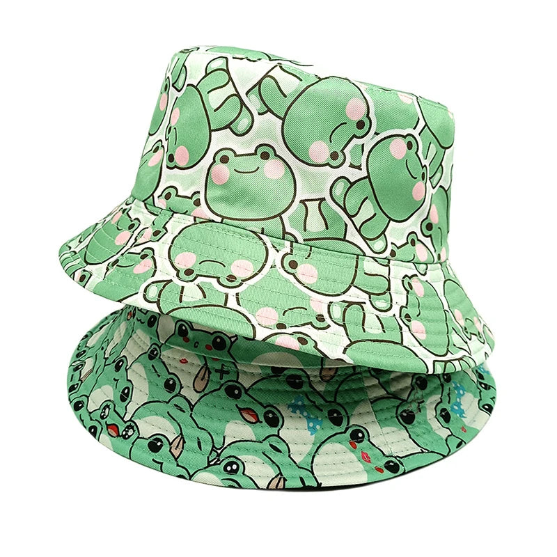men-women-cute-green-animal-summer-cap