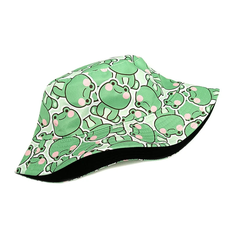 men-women-cute-green-animal-summer-cap