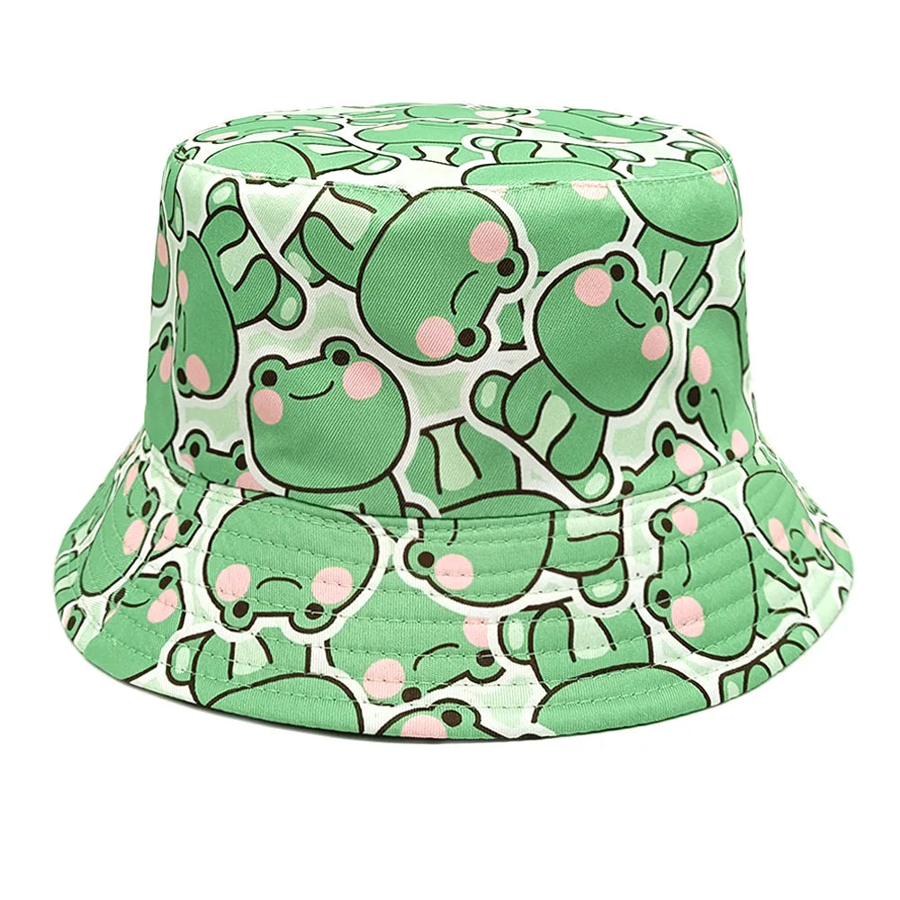 men-women-cute-green-animal-summer-cap
