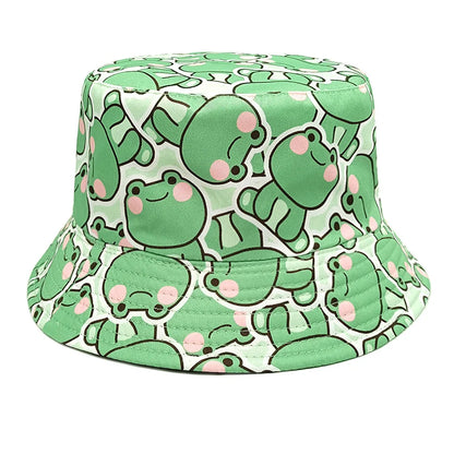 men-women-cute-green-animal-summer-cap