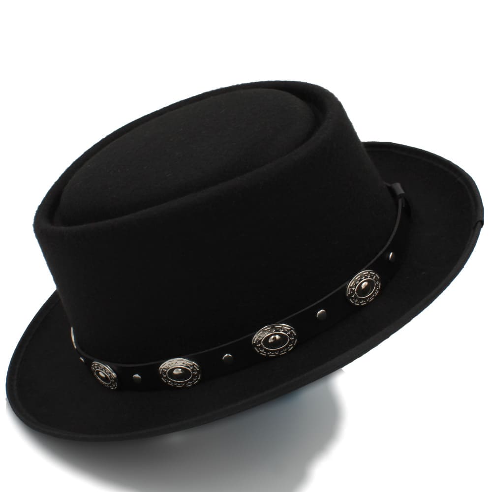 Charlotte Wool Porkpie Hat