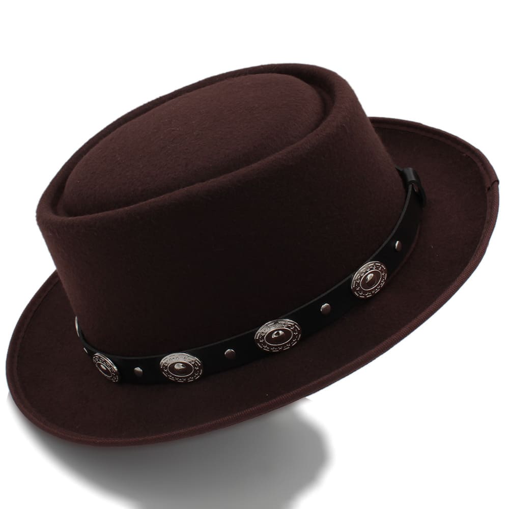 Charlotte Wool Porkpie Hat