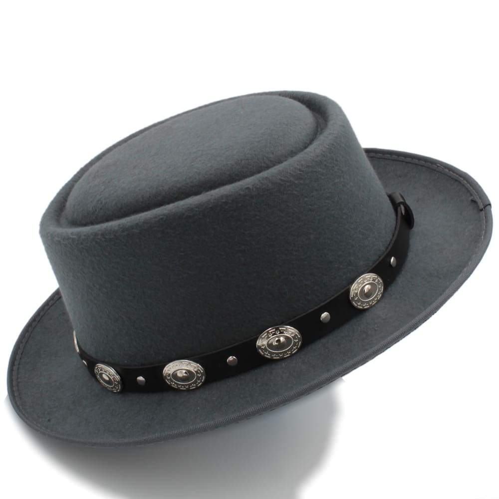 Charlotte Wool Porkpie Hat