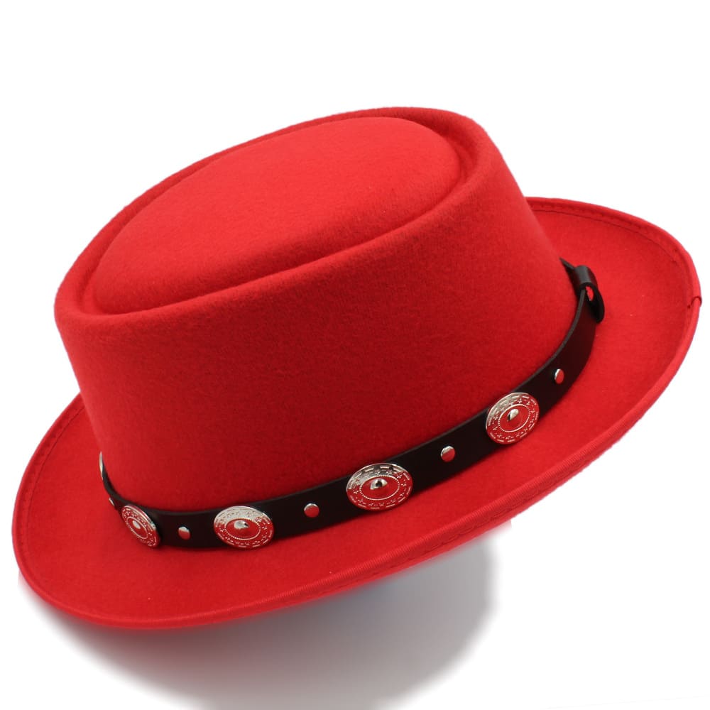 Charlotte Wool Porkpie Hat