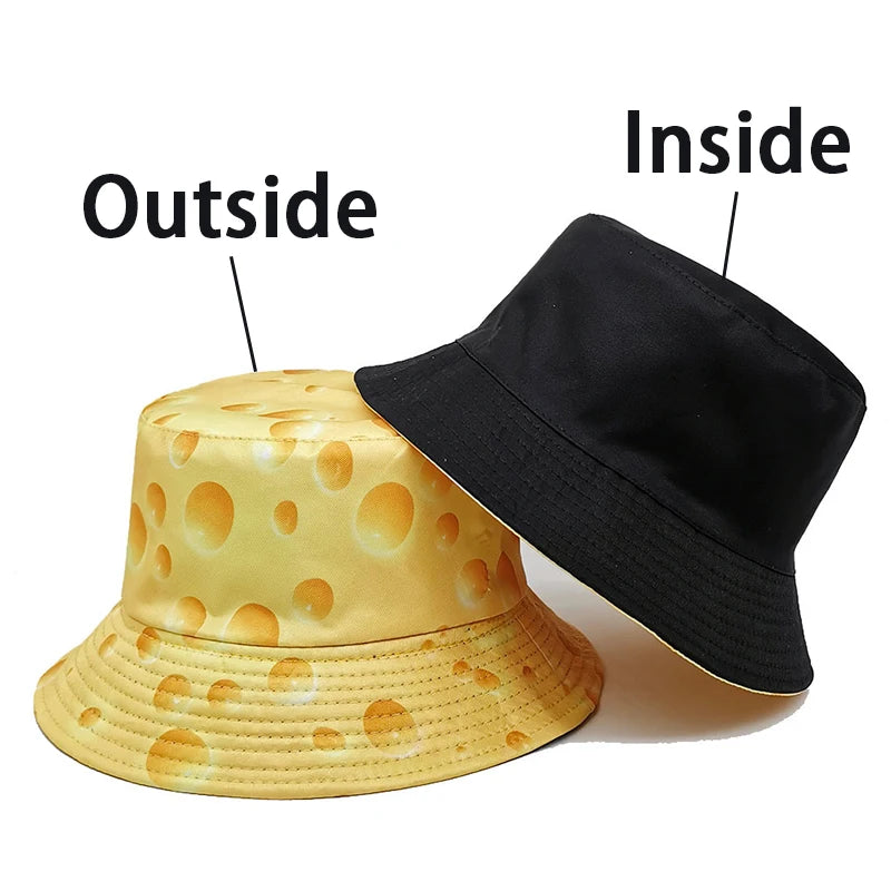 Fun-Food-Men-Women-Plain-Fisherman-Hat
