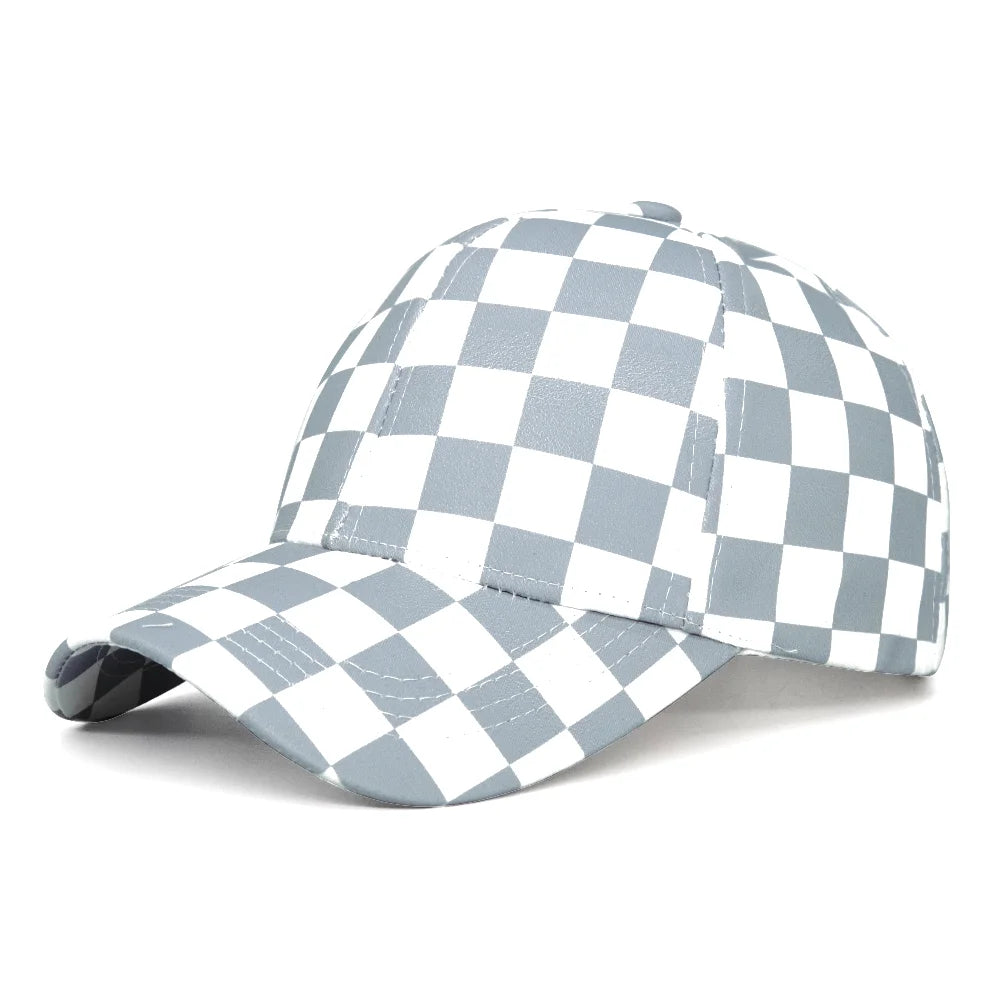 men-women-summer-vintage-plaid-sports-hat