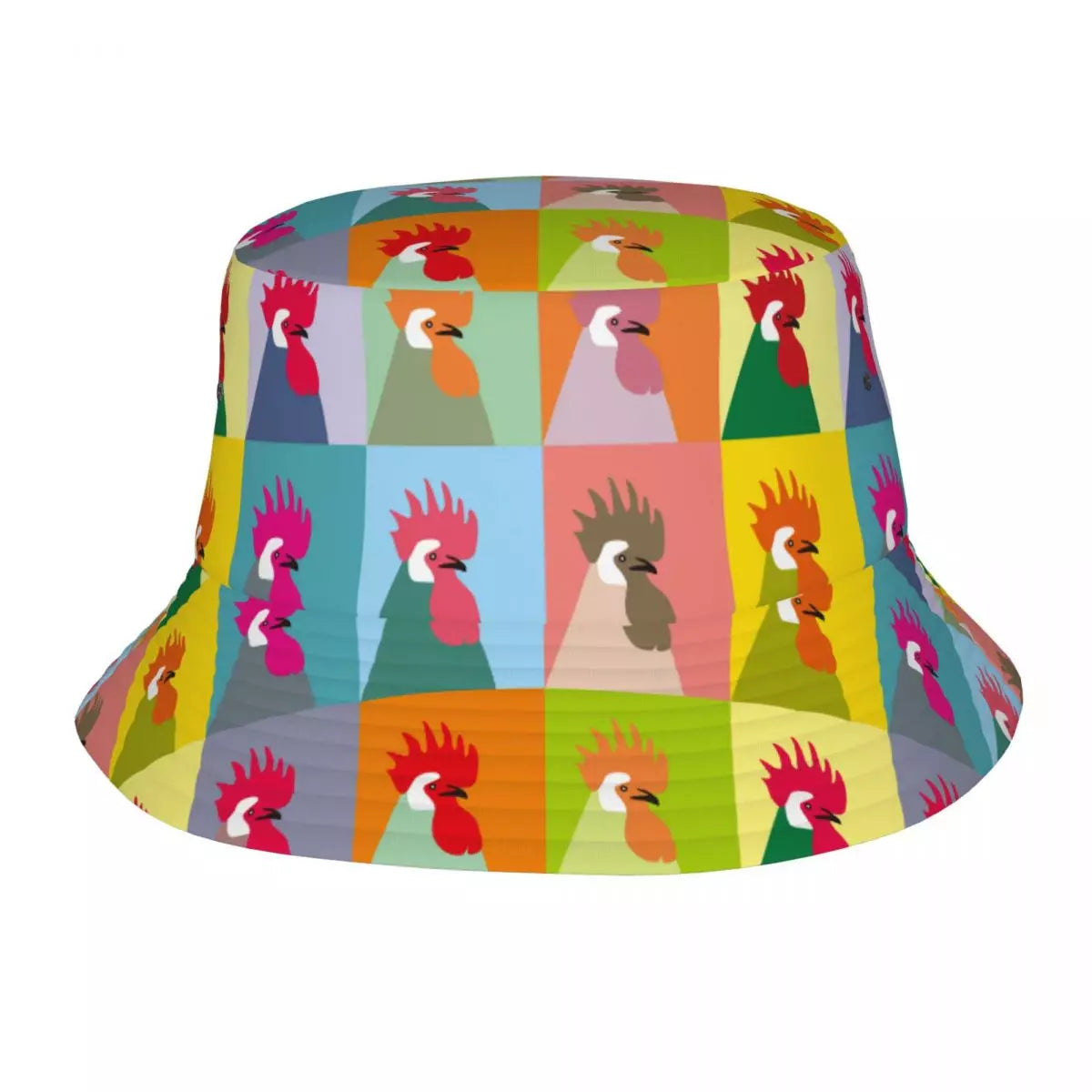 plaid-panels-rooster-fisherman-headwear-cotton