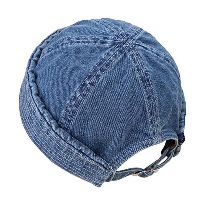 Classic Blue Denim Docker Cap