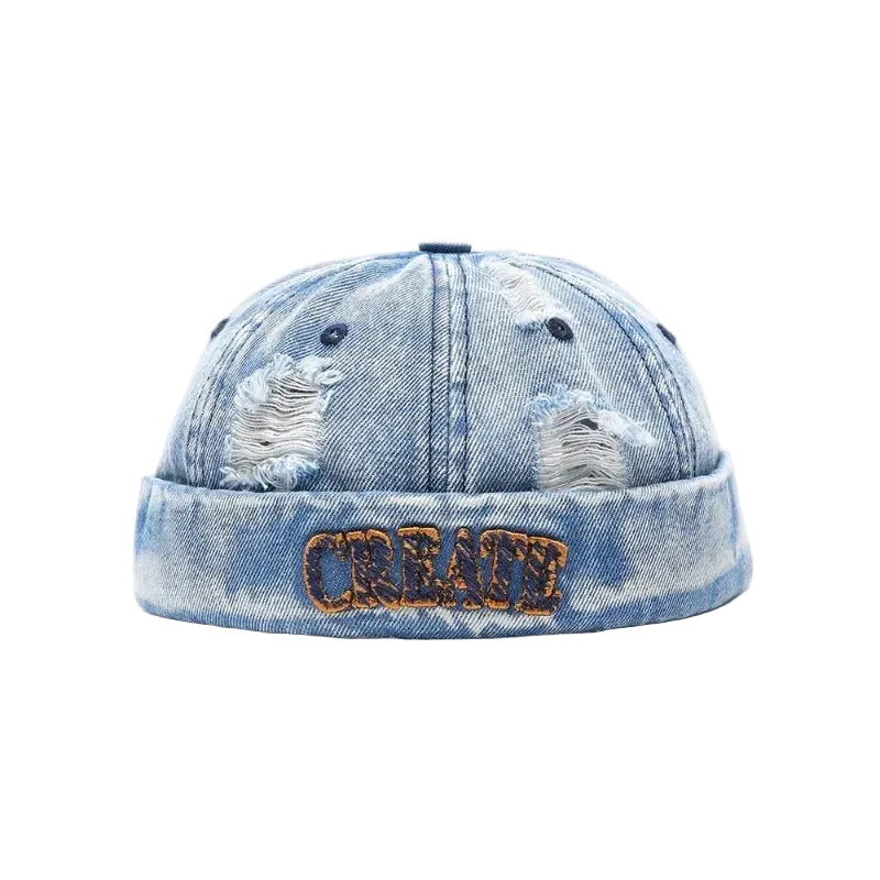 brimless-hat-worn-scratched-unisex-retro-adjustable