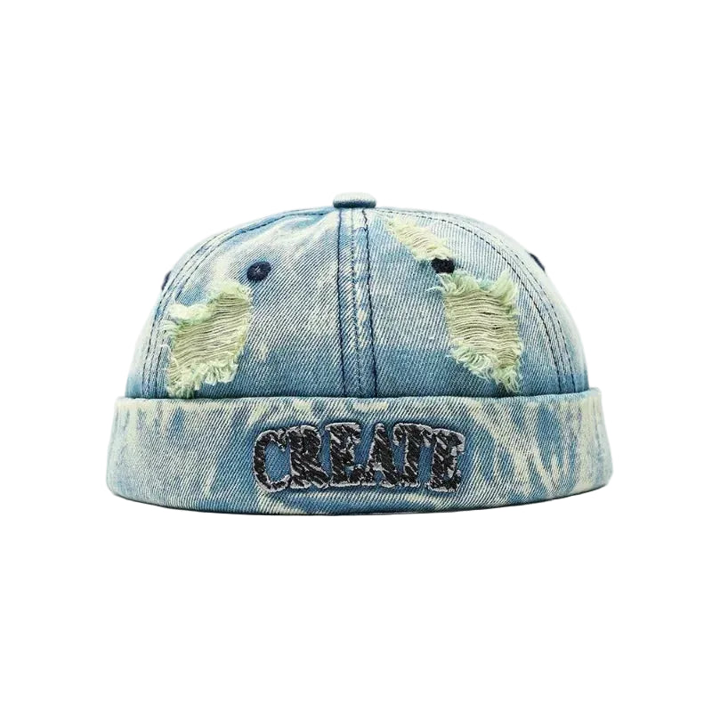 brimless-hat-worn-scratched-unisex-retro-adjustable