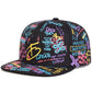 men-women-colorful-urban-flat-brim-hat