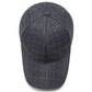 Dark Plaid Baseball Cap