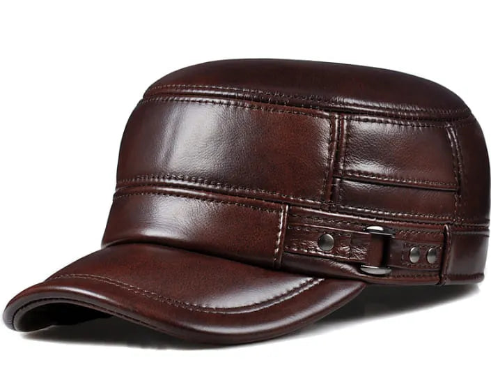 military-hat-pure-authentic-leather