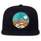 Desert Black Snapback Cap