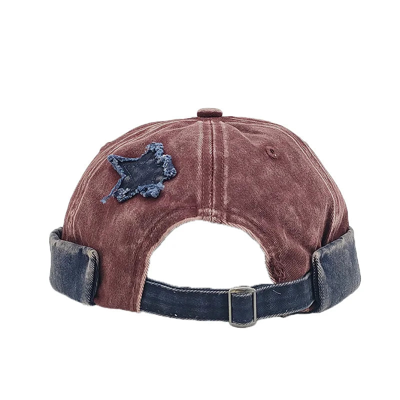 brimless-hat-retro-vintage-worn-unisex-adjustable