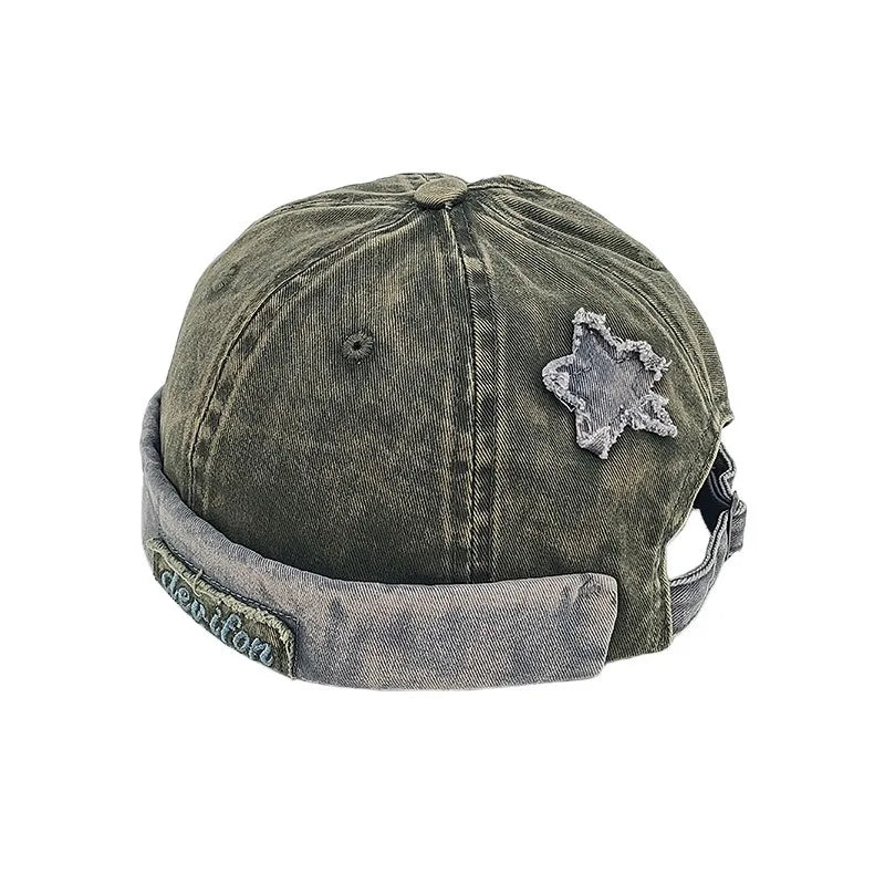 brimless-hat-retro-vintage-worn-unisex-adjustable