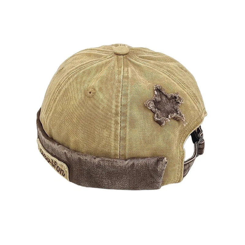 brimless-hat-retro-vintage-worn-unisex-adjustable