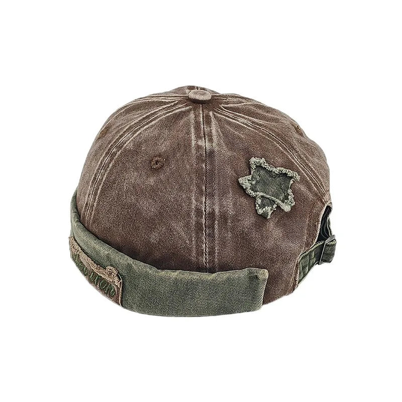 brimless-hat-retro-vintage-worn-unisex-adjustable