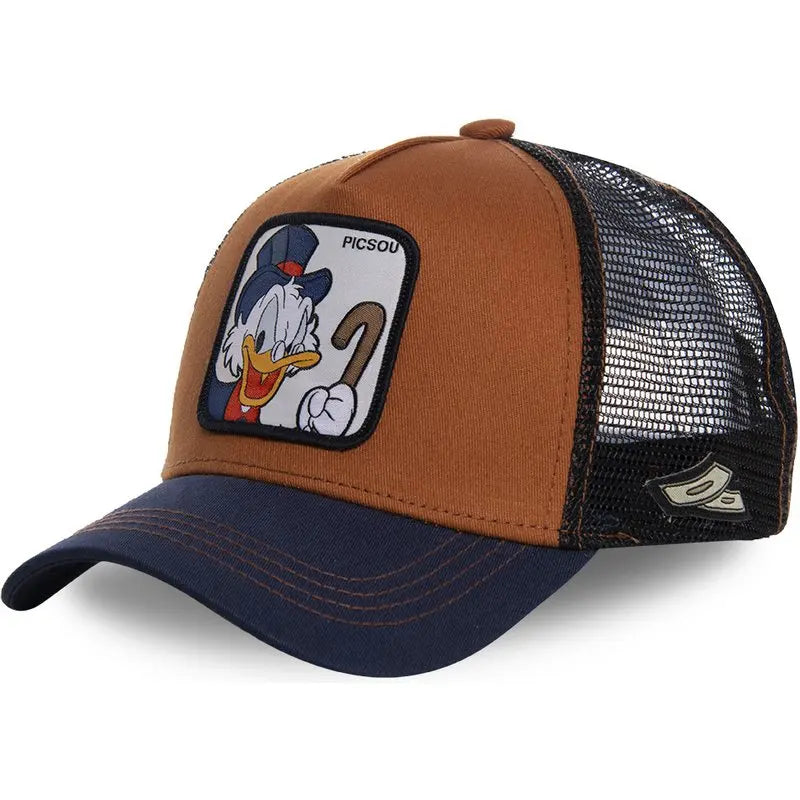 Men-Women-fish-baseball-cotton-breathable-retro-vintage-hat