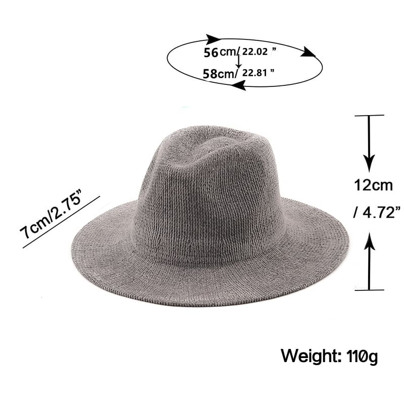 Doyle Simple Chenille Fedora Hat