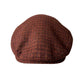 Durham Red Plaid Wool Flat Cap