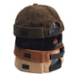 Plain-Winter-Street-Men-Women-Striped-Vintage-Retro-Brimless-Hat