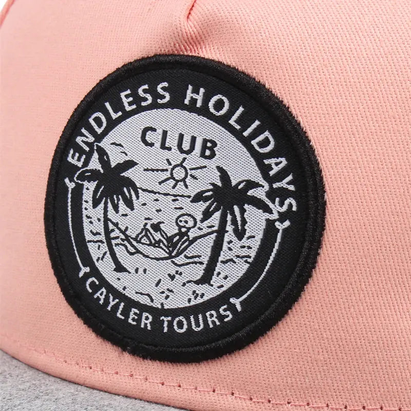 Ghelter-Pink-Gray-Baseball-Cap