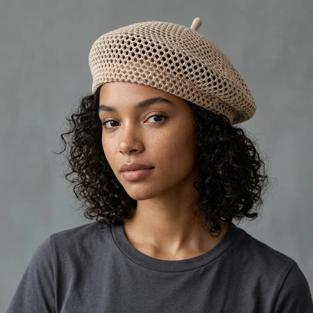 Elastic-French-Beret-Korean-Style-Sun-Breathable-Female-Girls