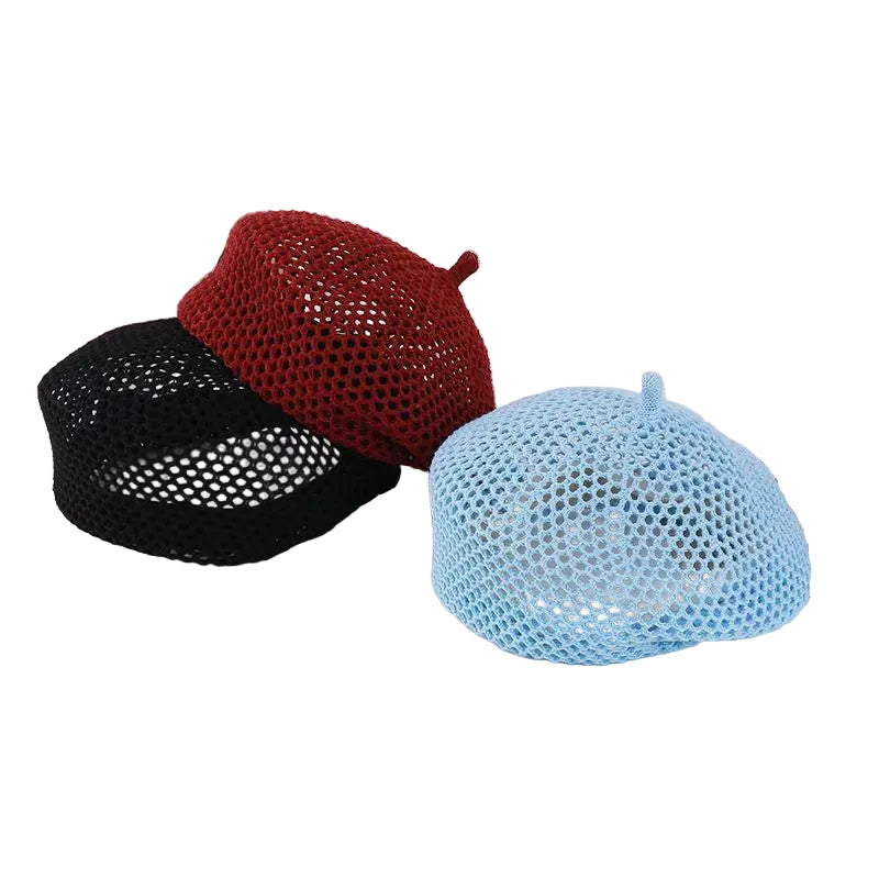 Elastic-French-Beret-Korean-Style-Sun-Breathable-Female-Girls