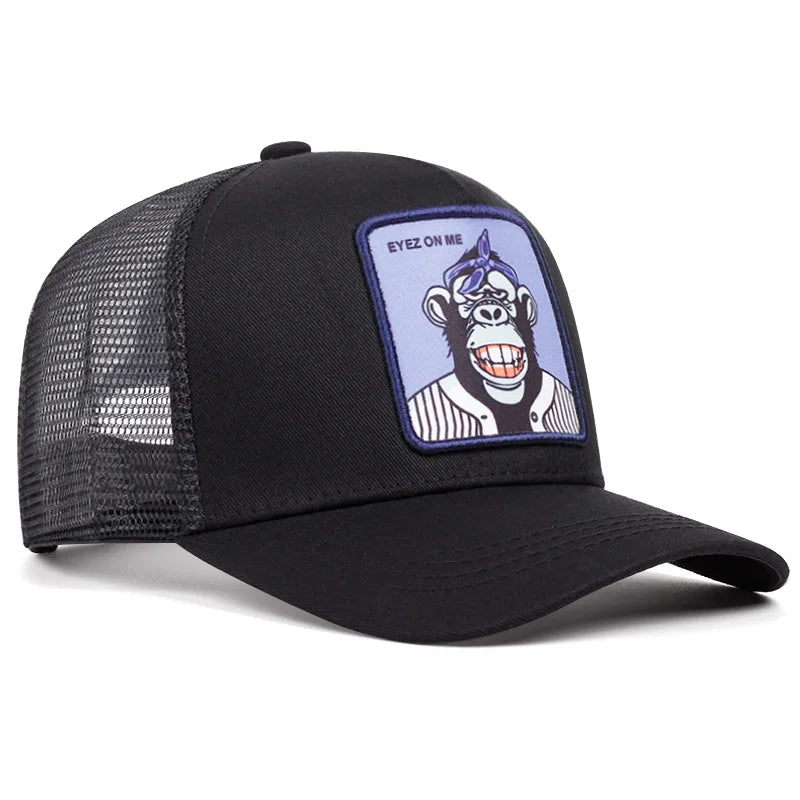 men-women-mesh-summer-vintage-cartoon-snapback-baseball-hat