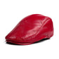 Fiore Genuine Leather Flat Cap