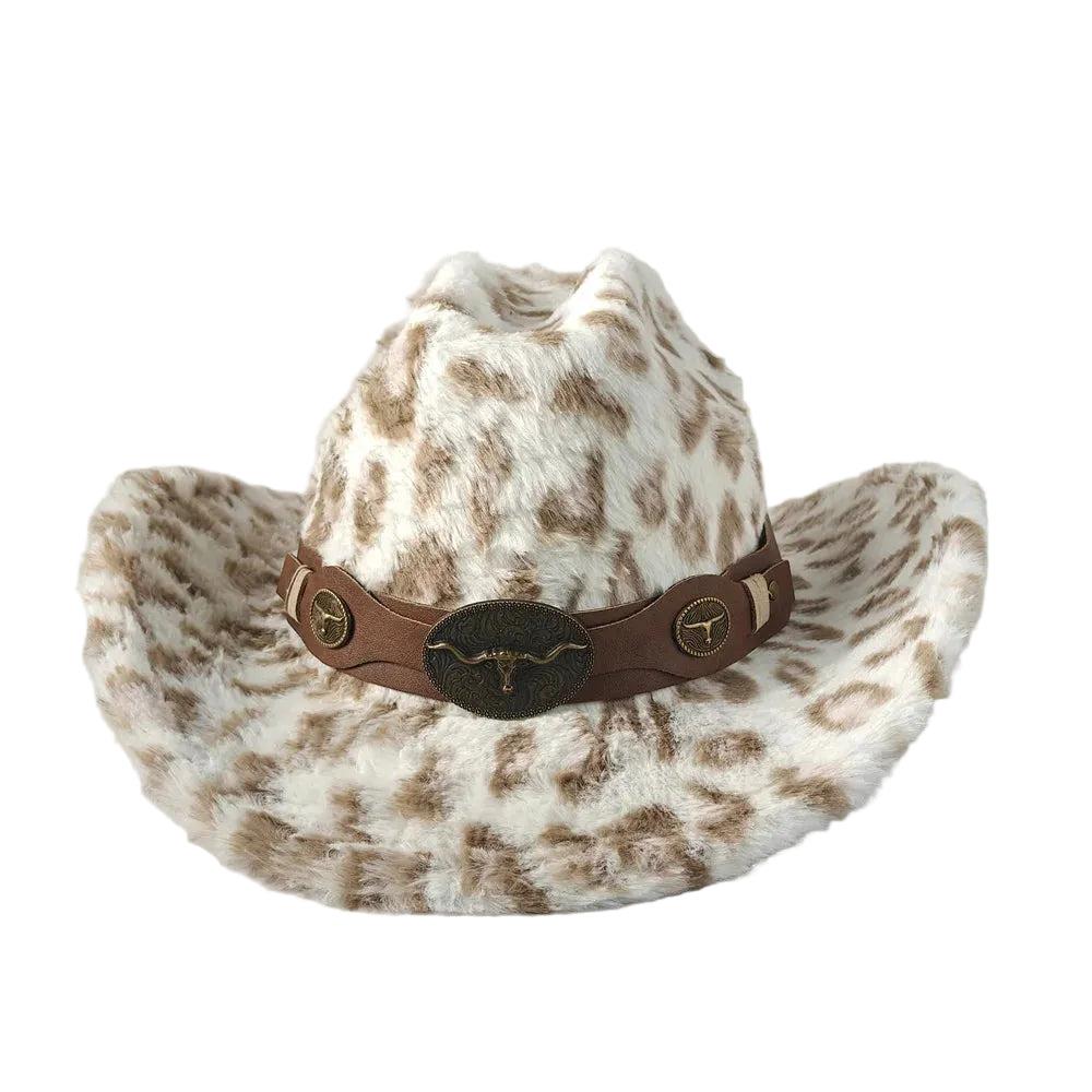 western-ranch-headwear-unisex-animal-pattern-furry