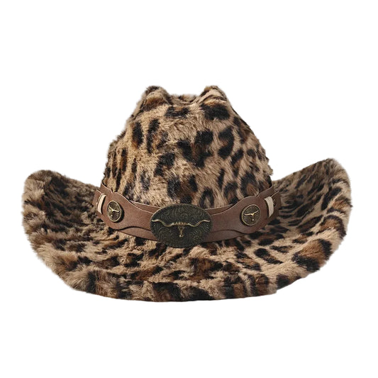 western-ranch-headwear-unisex-animal-pattern-furry