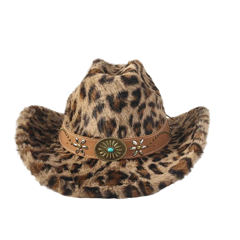 western-ranch-headwear-unisex-animal-pattern-furry