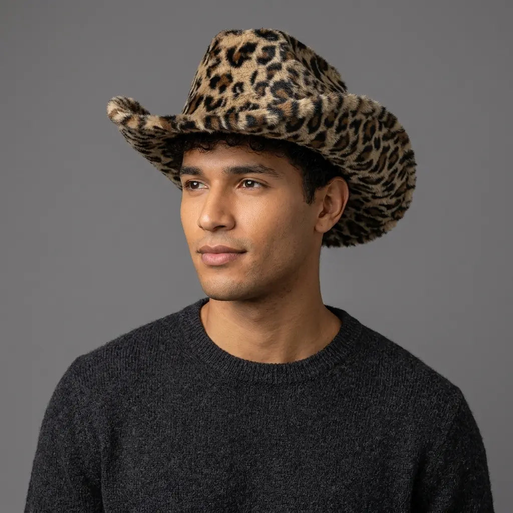 western-ranch-headwear-unisex-animal-pattern-furry
