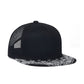 GLTR Black Mesh Snapback Cap