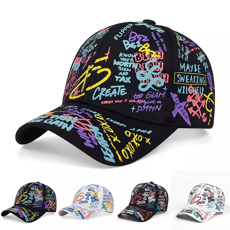 GLTR Graffiti Cotton Baseball Cap