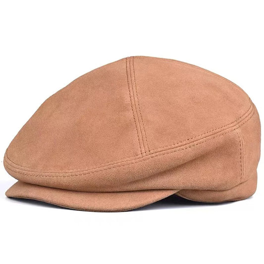 Winter-Men-Women-Breathable-Genuine-Gatsby-Cabbie-Paddy-Hat