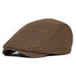 Ghelter Classic Plain Cotton Flat Cap