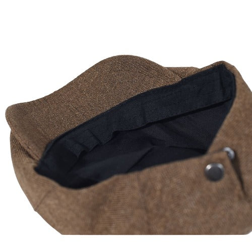 Ghelter Classic Plain Cotton Flat Cap