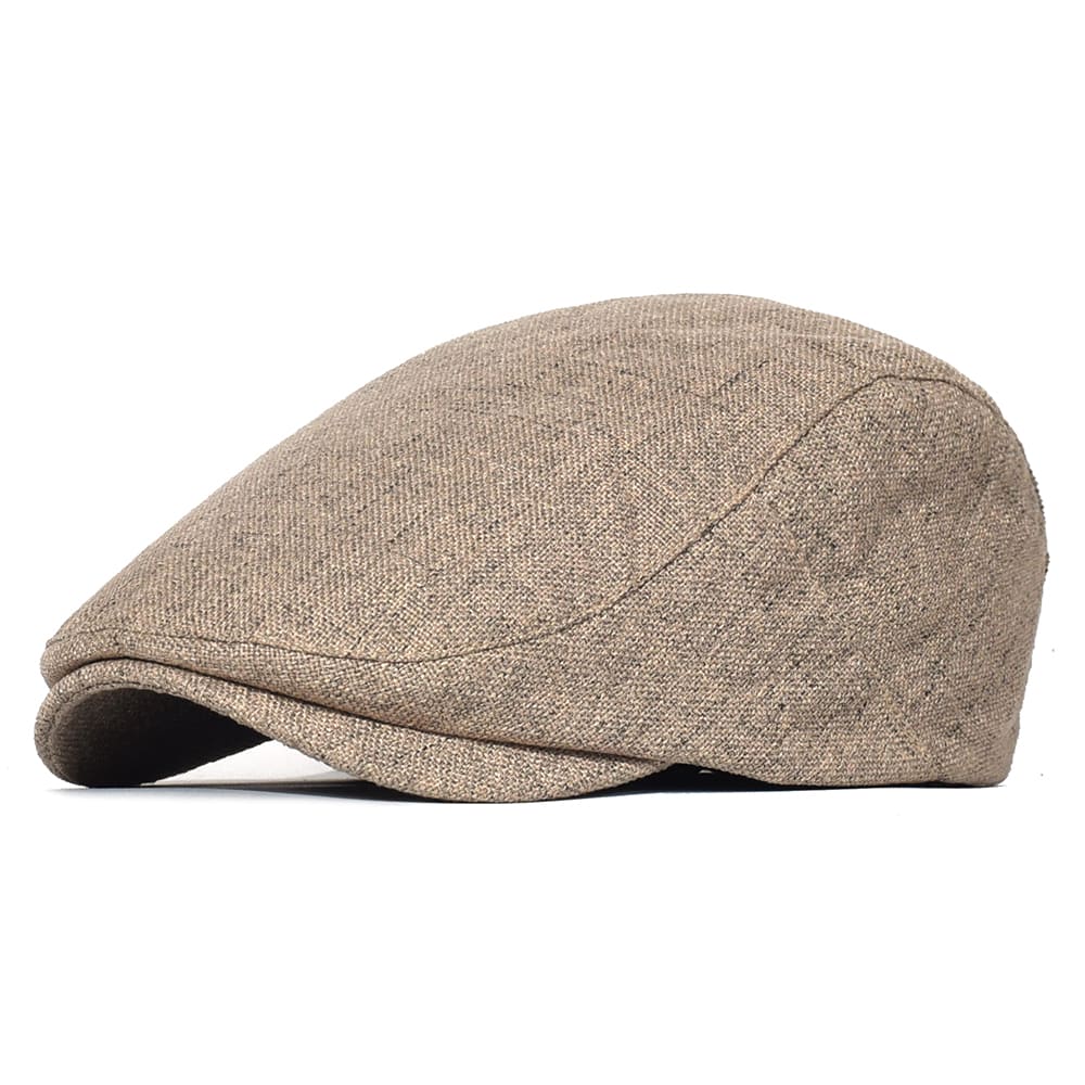 Ghelter Classic Plain Cotton Flat Cap