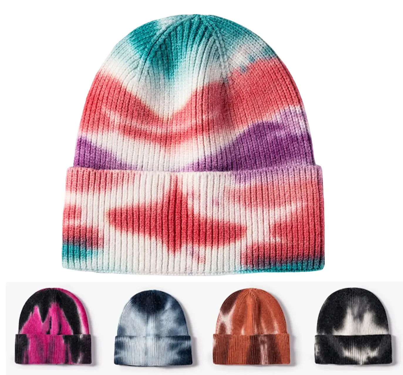 Ghelter Winter Tie-Dye Beanie